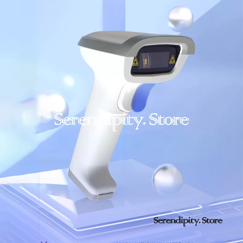 NEW Wired Barcode Scanner One-Dimensional QR Code Universal Express Storage Scanning Recognition Dedicated Laser Scanning Gun