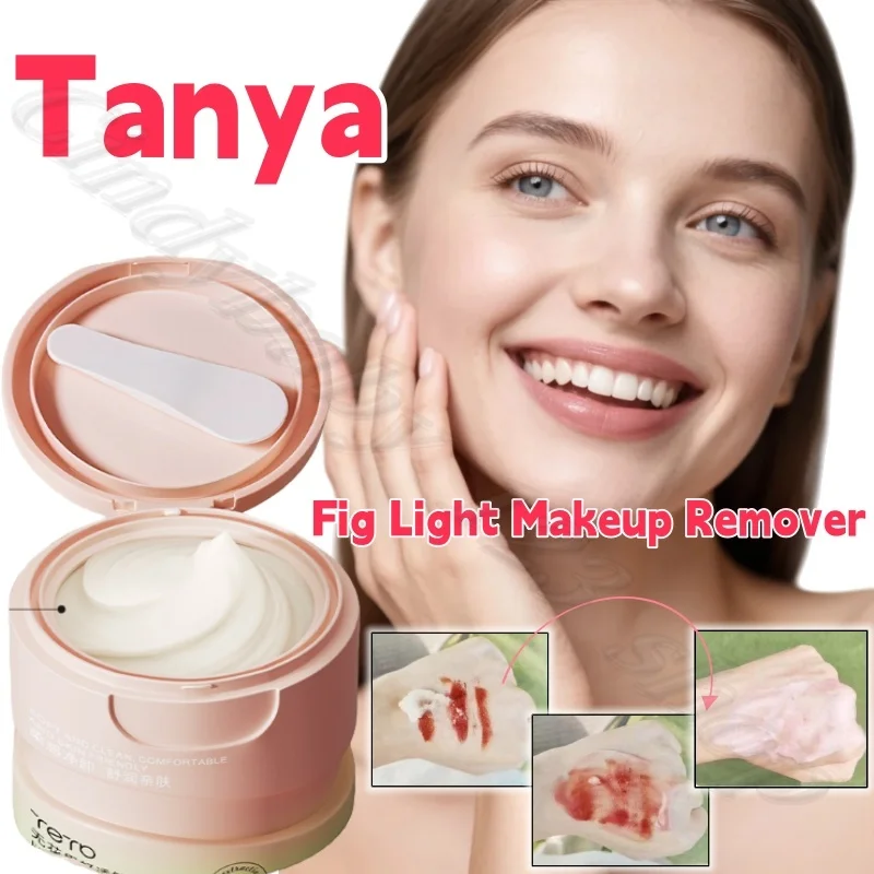 

Tanya Fig Light Penetration Makeup Remover Deep Cleansing Pore Dissolving Eye, Face and Lip Makeup Mashed Potato Texture 100g
