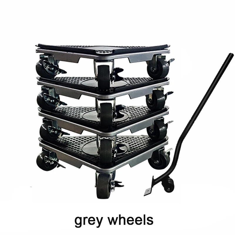 Thickening Heavy Duty Furniture Lifter Transport Tool Furniture Mover 4 Move Rollers 1 Wheel Bar Bearing 1300KG Furniture Helper