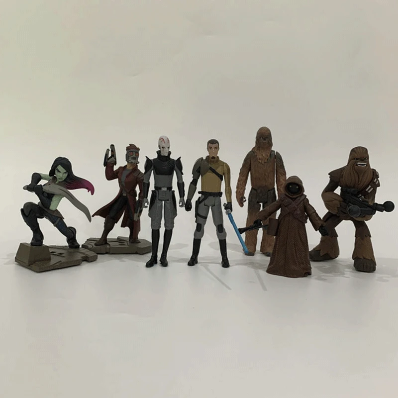 BANDAI Genuine Star Doll Wars Takin Chubaka Kenan Movable Doll Ornaments In Kind Action Figure Model Toys