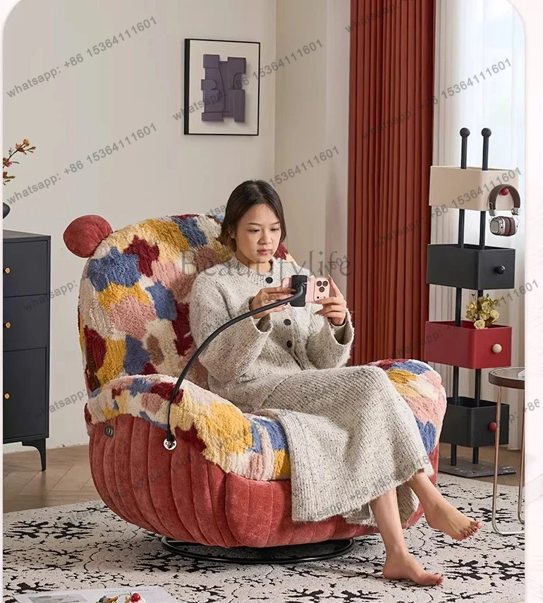

Dopamine wind lazy sofa living room home massage medieval function single sofa reclining rocking chair