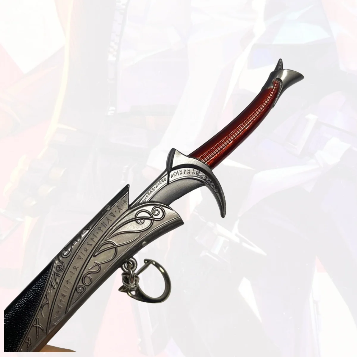 Espada de metal katana, 8.6 polegadas, o senhor dos anéis, sabre samurai original, faca ninja, katana japonesa, acessórios de cosplay, brinquedo adereço