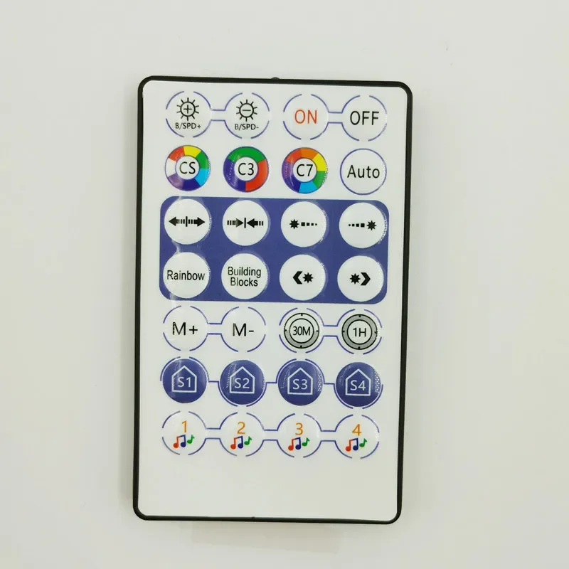 DC 5V 12V 24V 28 Keys RF Controller WiFi APP Music Voice Remote Control for WS2812B WS2811 RGB LED Strip Light Magic Home Dimmer