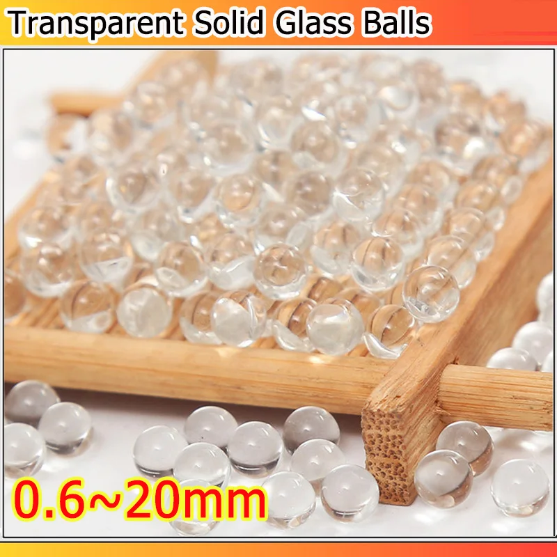 

1~80pcs Transparent Solid Glass Balls 6mm 8mm 10mm 12mm 14mm 16mm 18mm 20mm 30mm 25mm 35mm 40mm 45mm 50mm 53mm 55mm 60mm~150mm