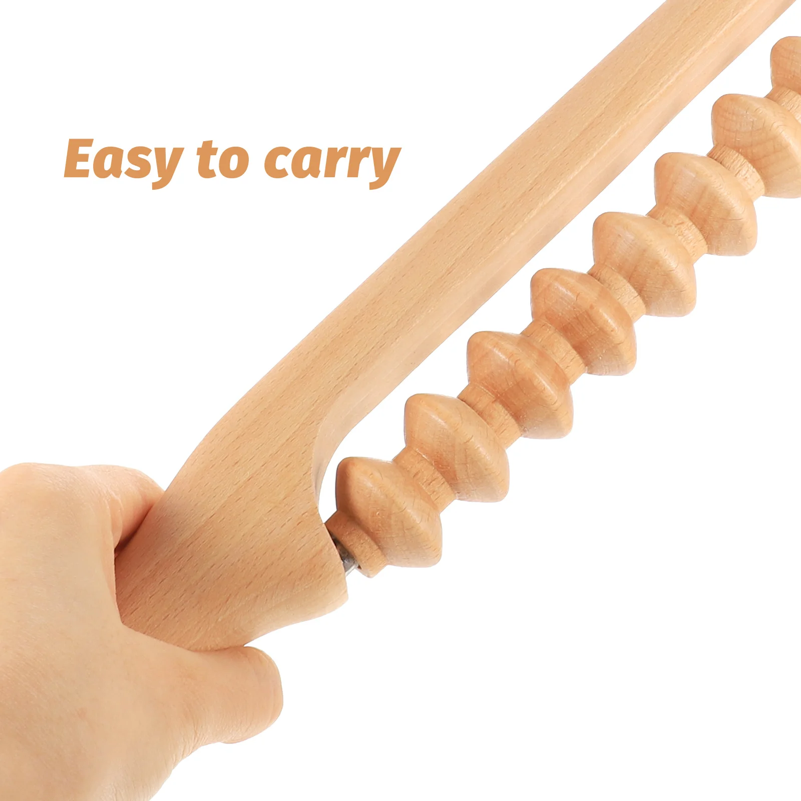 

Wooden Full Body Massage Roller Durable Massager Stick Muscle Relaxation Gua Sha Scraping Tool Home Therapy Blood Circulation