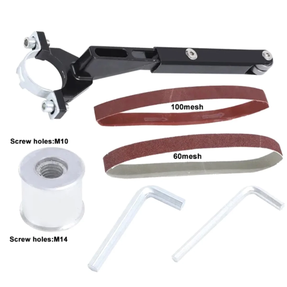 Rebarbadora para Moagem de Madeira e Metal, Suporte Lixadeira, Retrofit para Modelos 100, 115, 125