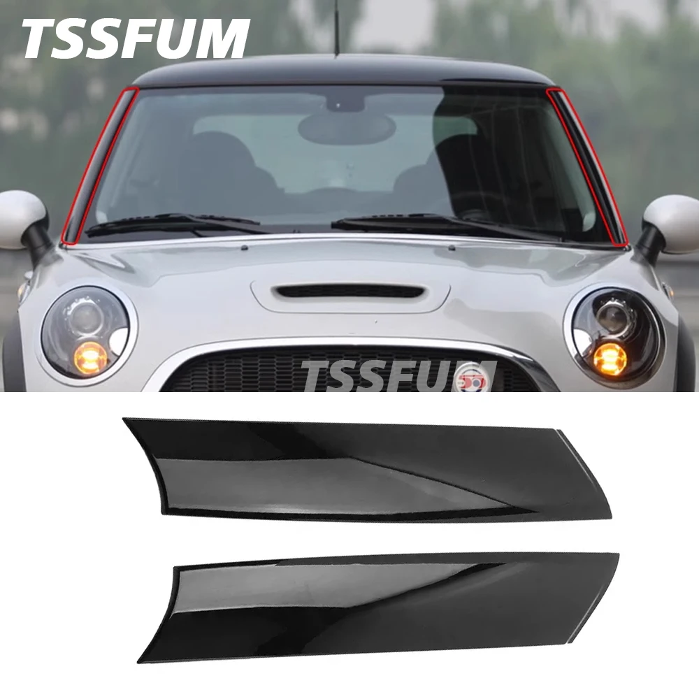 

Накладка на переднюю стойку лобового стекла (молдинг A-стойки) для Mini Cooper S Clubman R55 R56 R57 2007-2015, запчасти и аксессуары