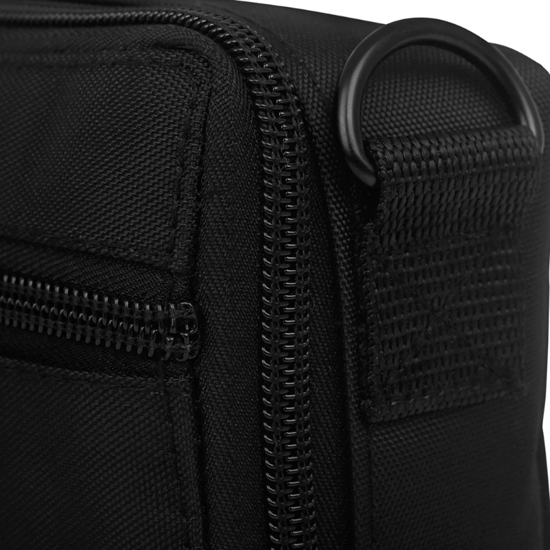 16 Holes Flute Storage Bag Portable Flute Hard Shells Box Black Oxford Cloth Flute Case with Velvets Lining Inside