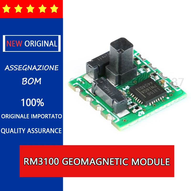 RM3100 geomagnetic sensor module electronic compass/SPI interface/three-axis magnetic field