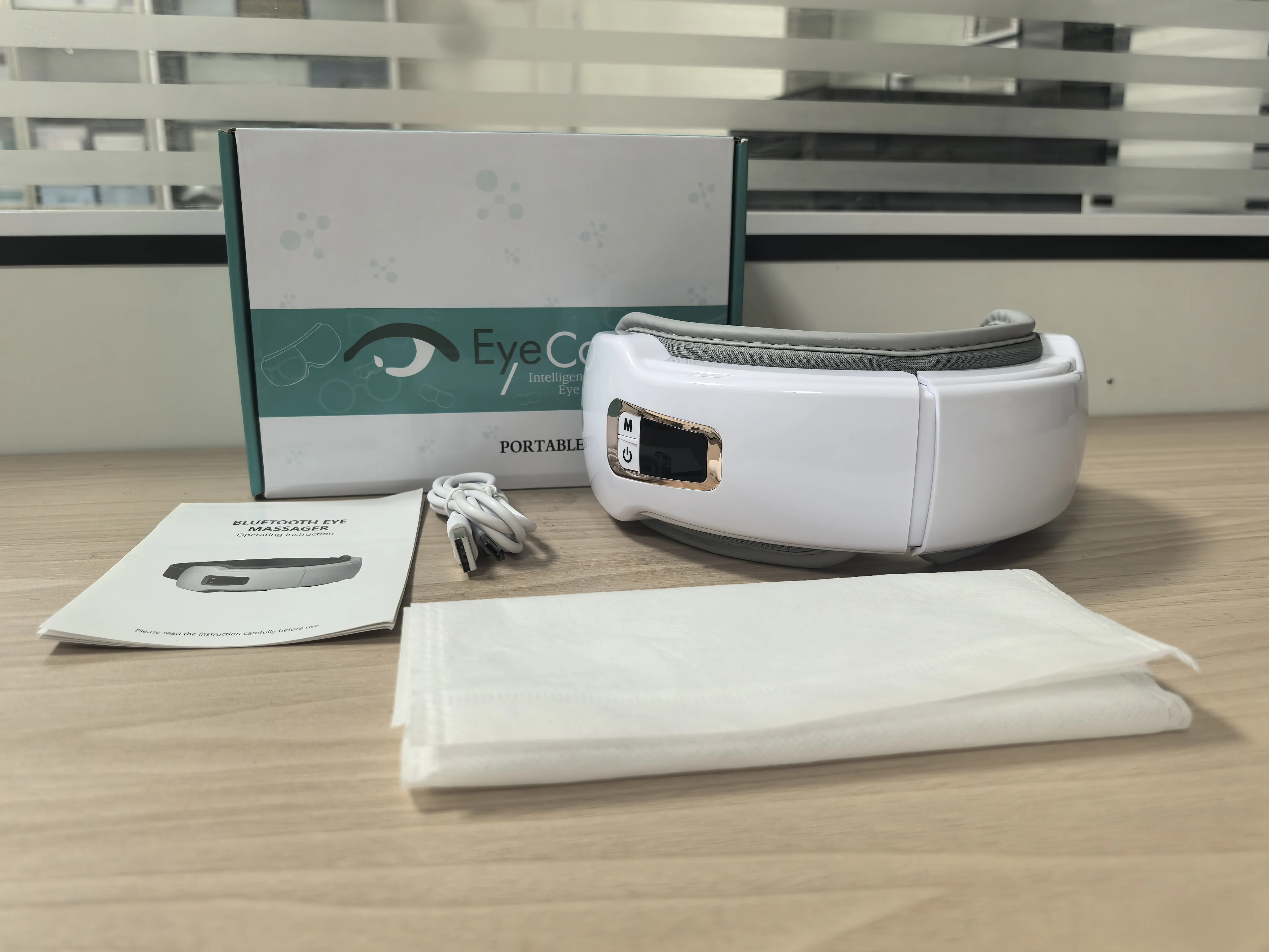 

Bluetooth Music 3D Airbag Electric Hot Compress Eye Massager 5 Modes Massager Anti-fatigue Eye Care Dry Eyes Relax Improve Sleep