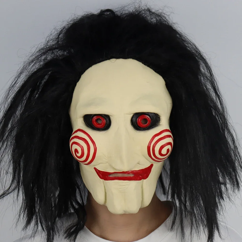

2025 Хэллоуин Masque de scie sauteuse démon d'horreur, spirale de Cosplay: du livre de la scie, множество effrayants), casque en