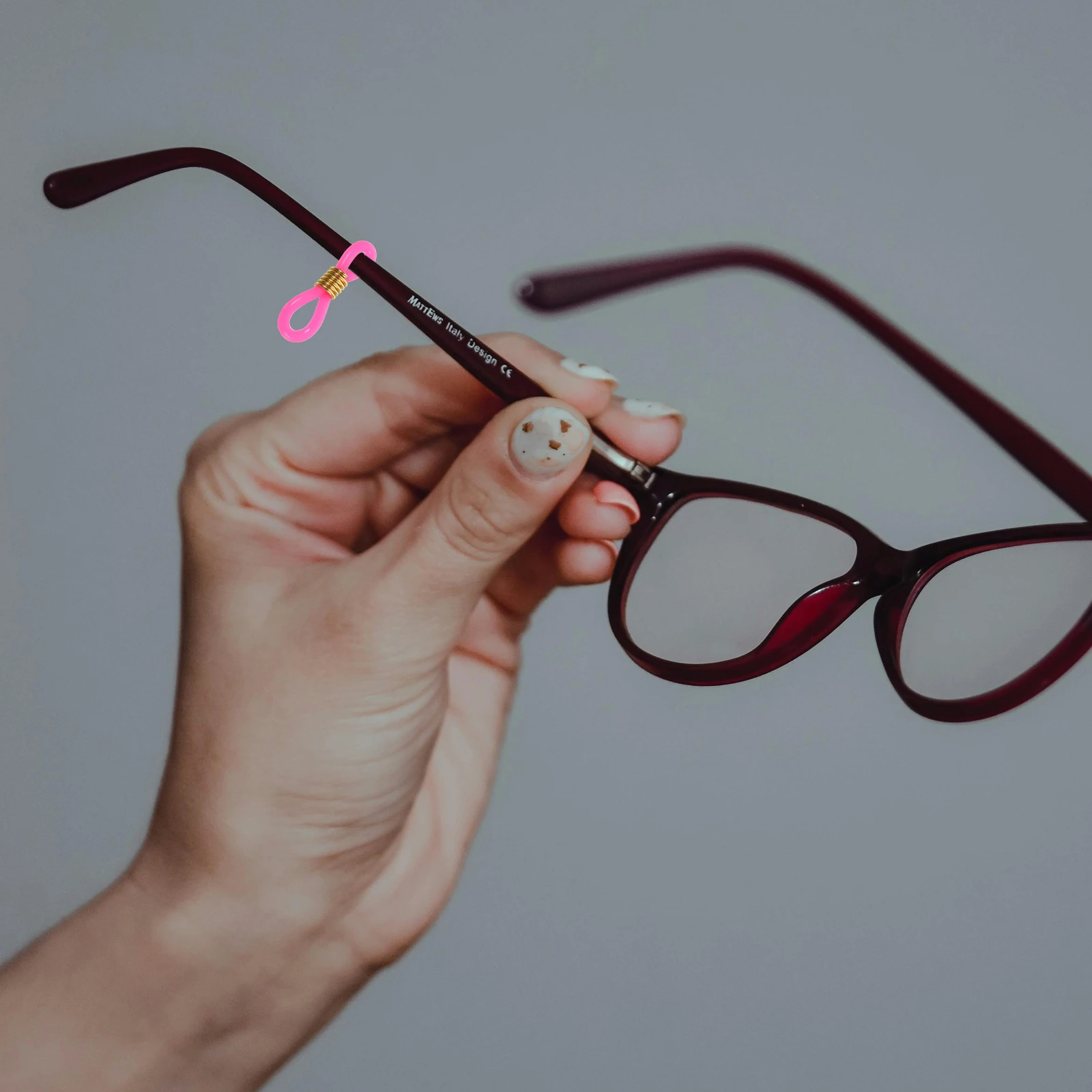 

40pcs Eyeglass Chain Ends Anti slip Silicone Metal Connector Mixed Color White Gold Hooks Glasses Parts Compatibility