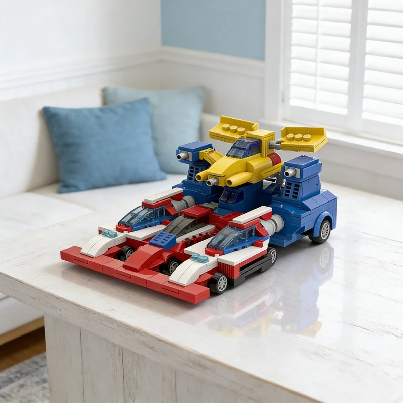 665pcs MOC Supercar Gattiger Creator Expert Model Building Blocks Tabletop Decor, Home Decor Bookshelf Display Gift For Adults