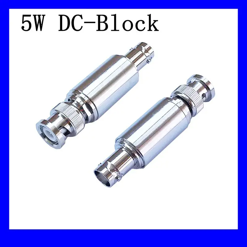 

1PCS 5W DC-Block BNC Male to Female DC-3.0GHz RF Coaxial Block SWR 1.2 DC blocker Connector 50ohm