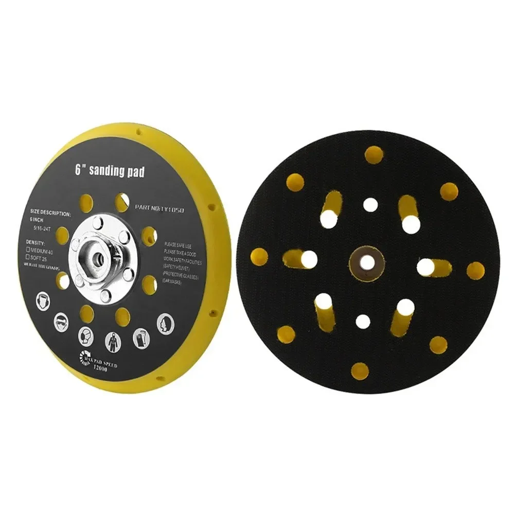 

6 Inch 150mm 17 Holes Sander Backing Pad For Makita BO6030 BO6040 For Festool RO1 ES150 ET2 ES / ETS 150 Grinding Sanding