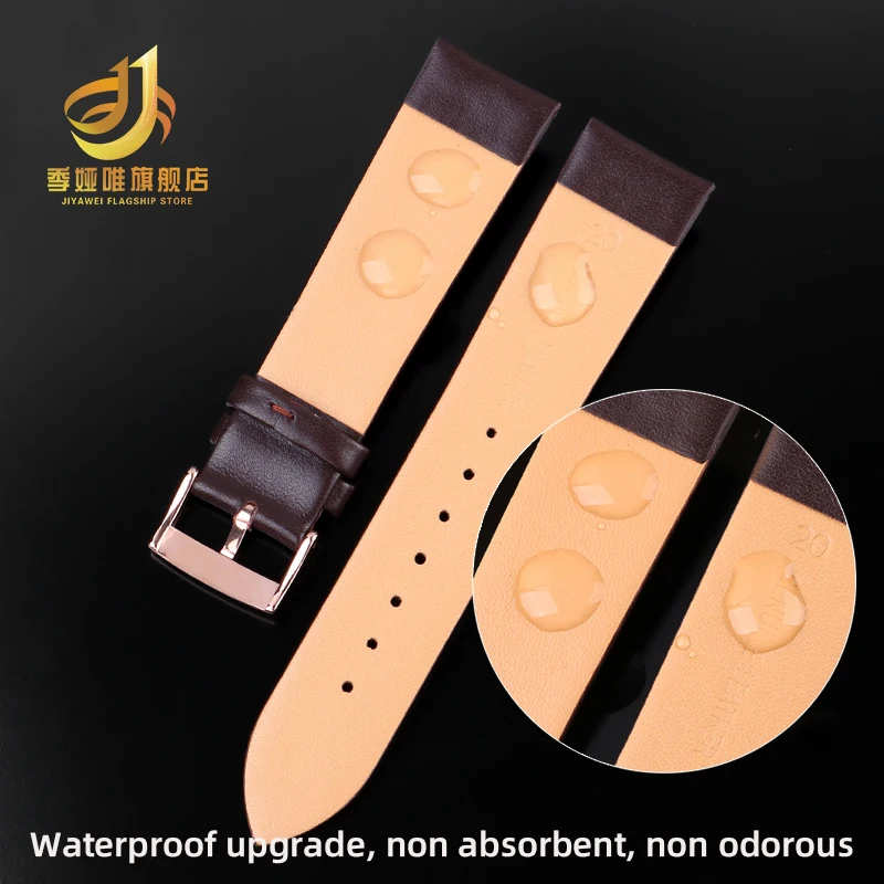 Ultra thin leather strap Fo Longines Rossini Seiko DW Casio Watch Belt bracelet 12mm 14mm 15mm 16mm 17mm 18mm 19mm 20mm 21mm 22m