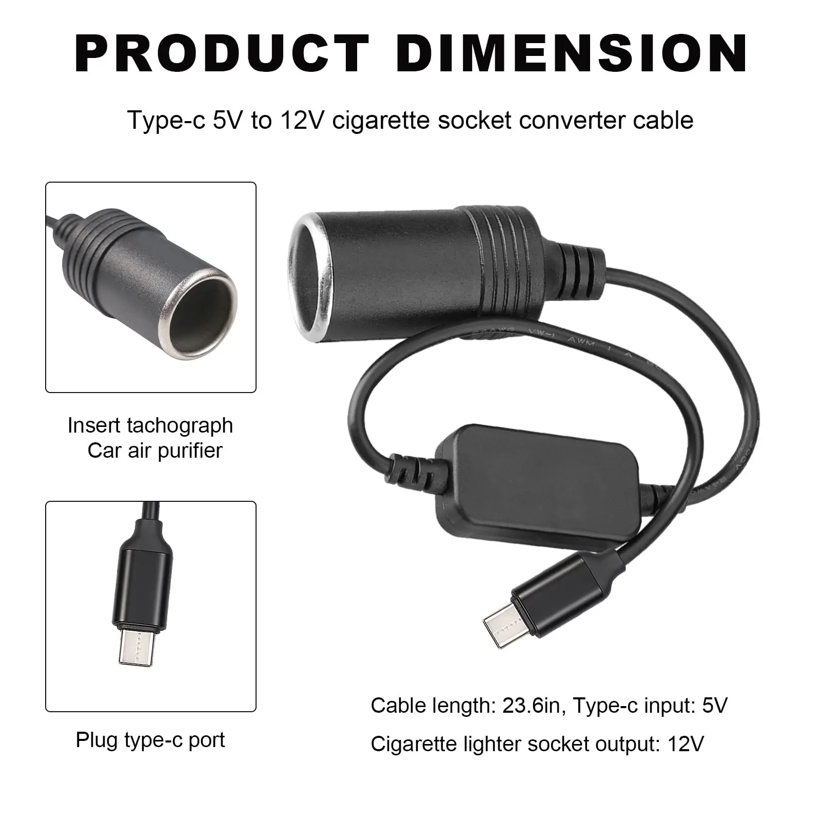 convert cigarette lighter to plug 12V Cigarette Lighter Power Plug Adapter But what if you need to power a new or additional device 5V To 12V Cigarette Lighter