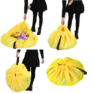 Túi lưu trữ di động cho các khối xây dựng đồ chơi, chơi đa số thảm, đồ chơi trẻ em, quà tặng Giáng sinh, 1pc 8 Nhà tổ chức bán hàng chính Giáng sinh - №6