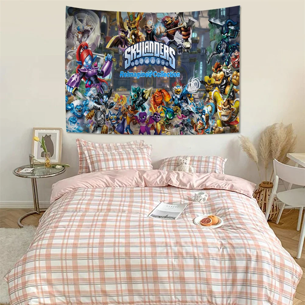 S-Skylanders Printed Large Wall Tapestry Cheap Hippie Wall Hanging Bohemian Wall Tapestries Mandala INS Home Decor