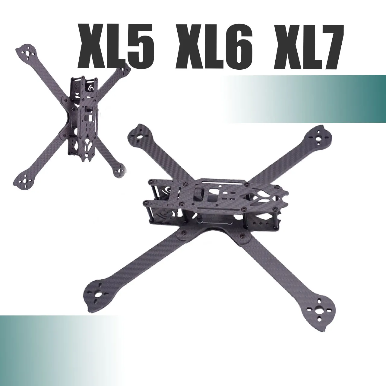 

XL5 XL6 XL7 V2 3K Full Carbon Fiber 232mm 283mm 294mm True X 5 6 7 inch FPV Freestyle Frame 4mm arm Racing kit