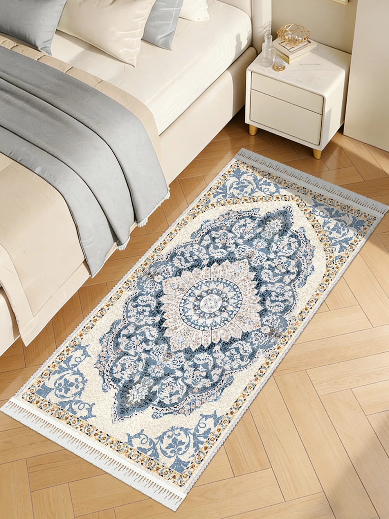 

1pc Single Portable Prayer Rug Suitable for Pilgrimage Printed Foldable Muslim Mat for Family Pilgrimage Indoor Study Lobby
