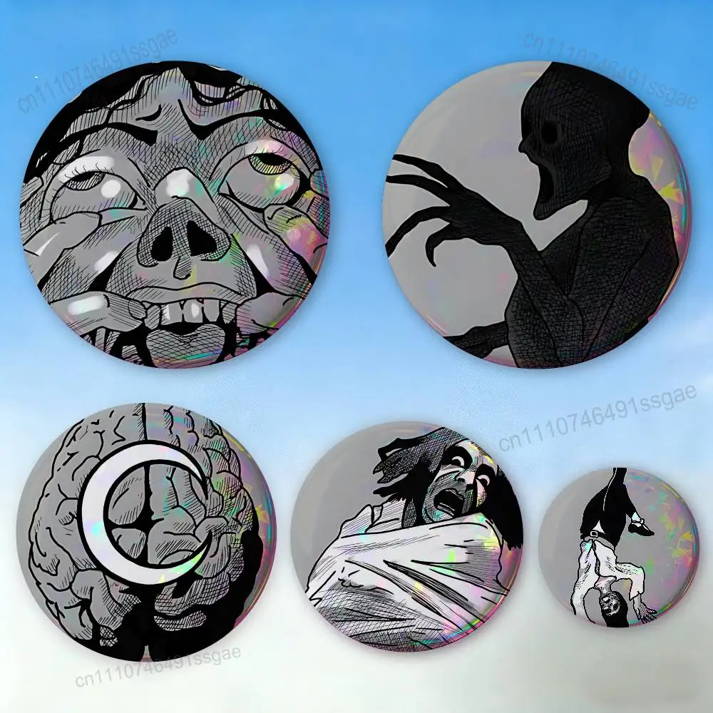 

Cool Phasmophobia Badge Pins For Friend, Backpack, Clothing, Collectible Accessories, Jewelry Gift