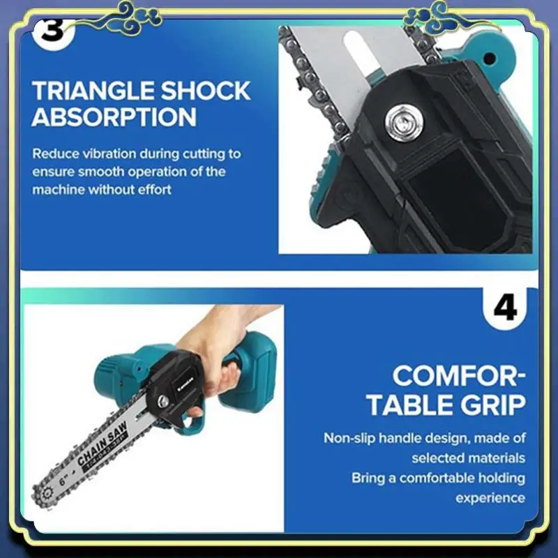 

Latest 6 Inch Rechargeable Mini Electric Saws Woodworking One-Handed Electric Saw With Battery