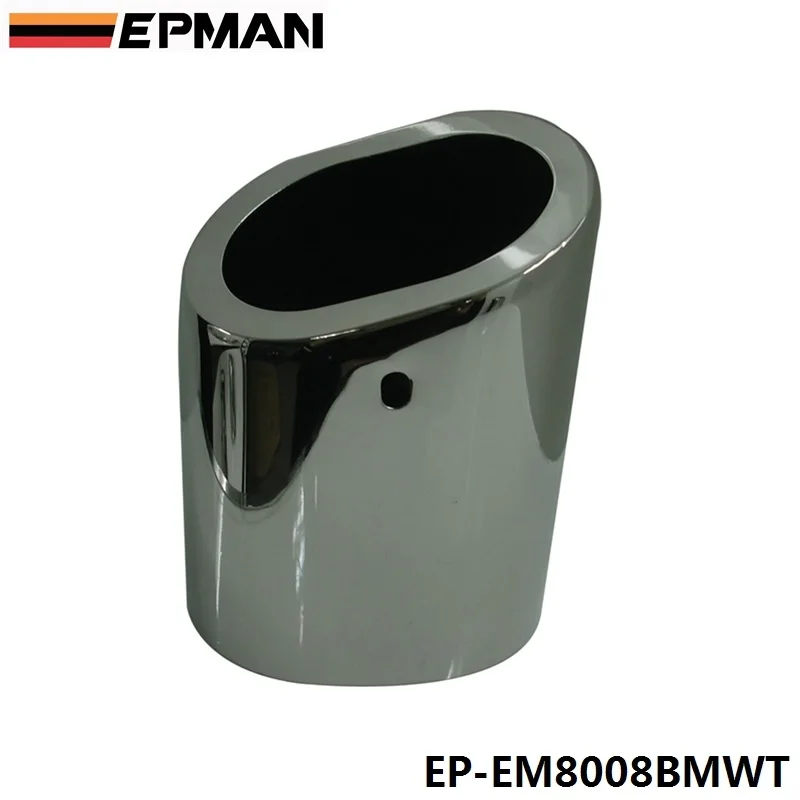 1Pc Chrome Stainless Steel Exhaust Muffler Tip For BMW 10-13 X1 sdrive 18i E84 EP-EM8008BMWT