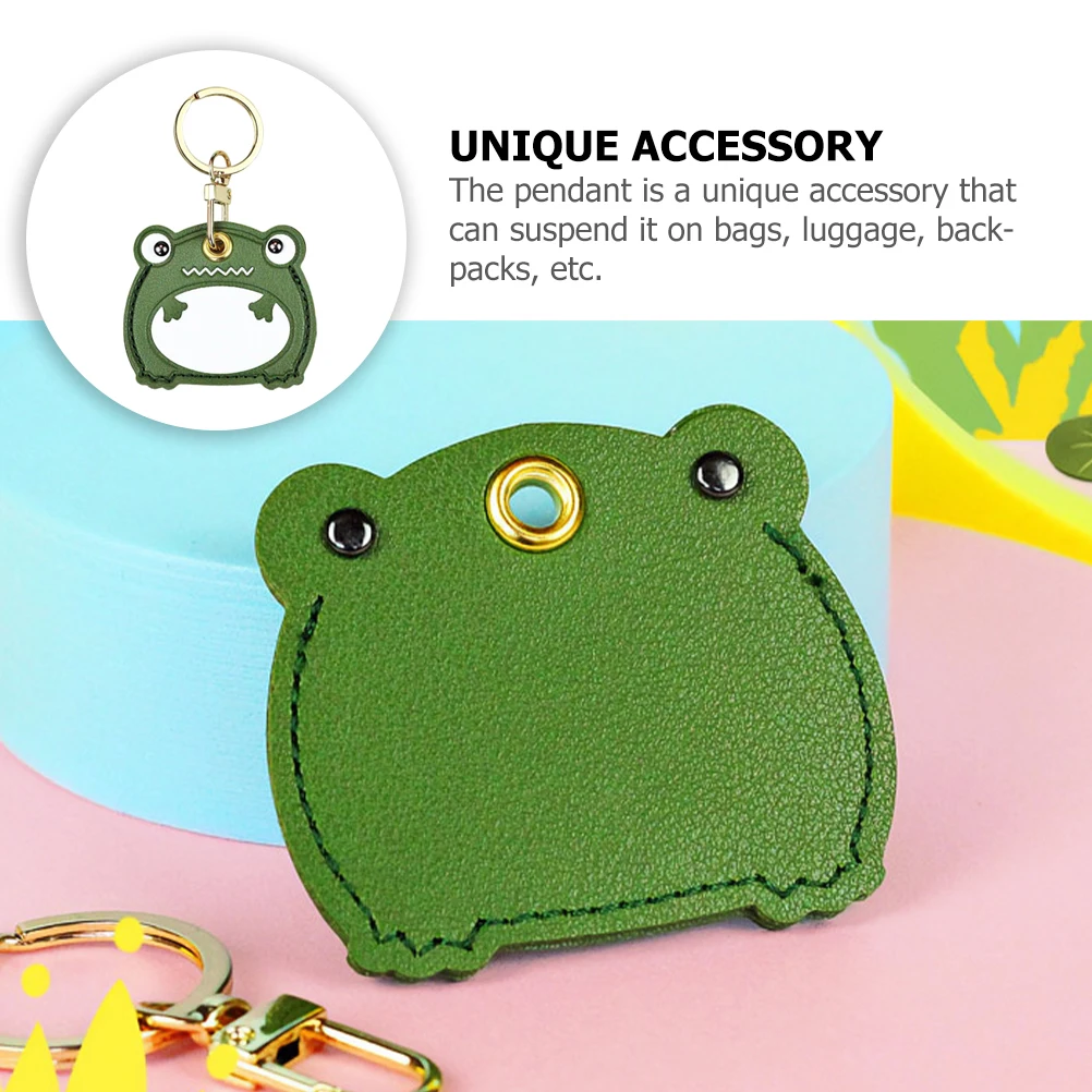 

Keychain Box Card Holder Covers Exquisite Holders Pu Case Protector Fob