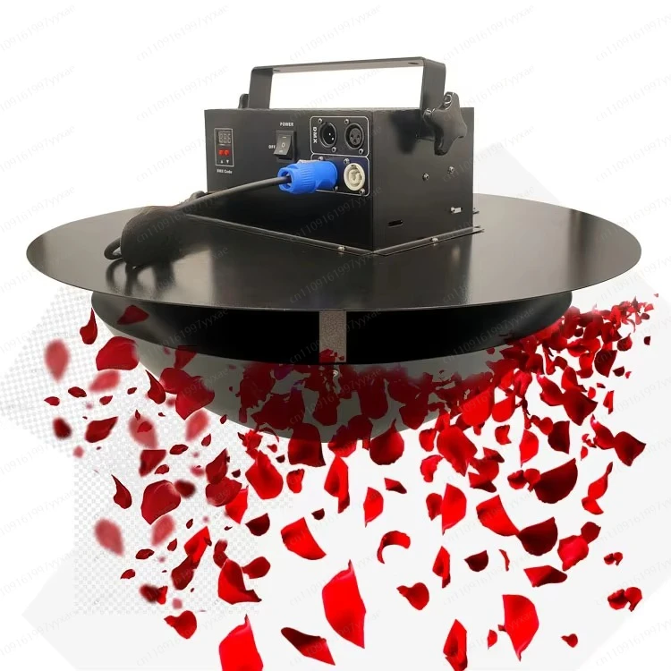 

UFO Falling Confetti Machine Truss Hanging Sprinkle Confetti Machine Ceiling Confetti Paper Machine with DMX512 Control