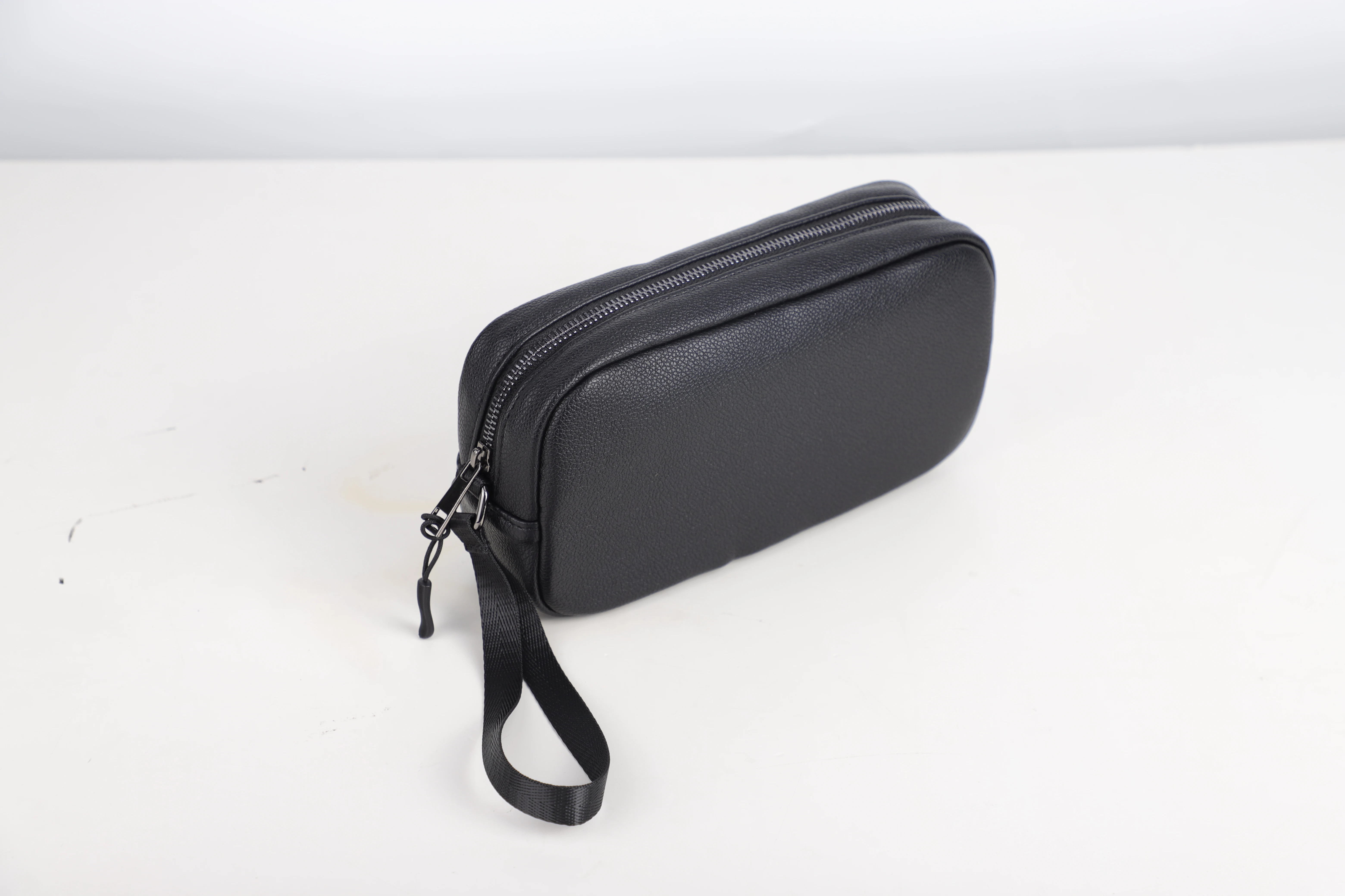 OEM Factory Fireproof Storage Bag Black PU Leather Silicone Fiberglass Pouch Multi-Layer Safety Organizer for Battery Files