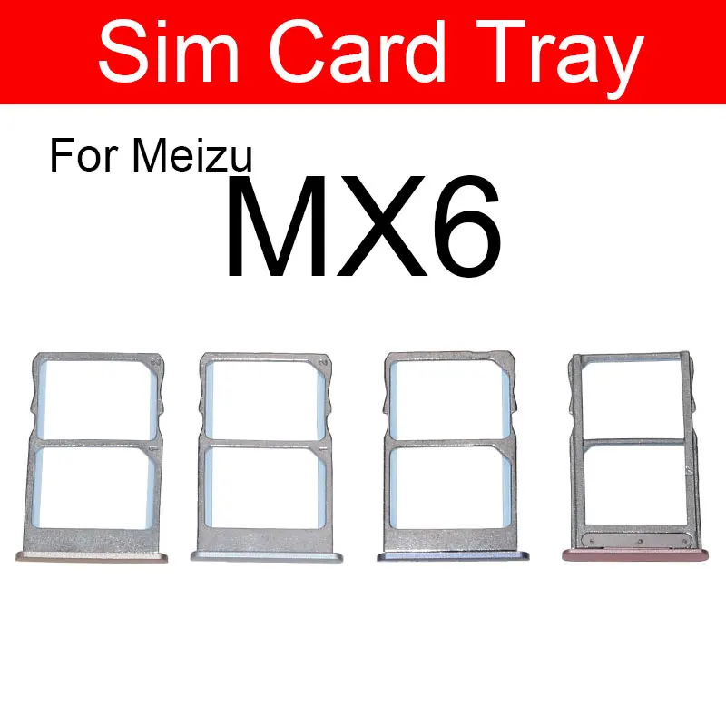 Sim Card Tray Adapter For Meizu MX6 M685H M685Q SIM  Memory Reader Card Slot Holder phone Replacement Repair Parts