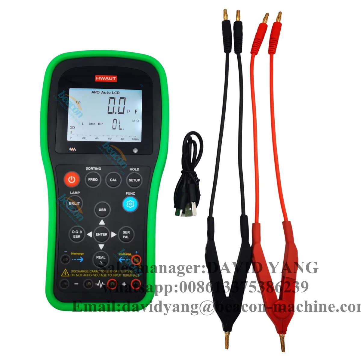 

EUI EUP HEUI Diesel Fuel Electronic Piezo Injector Capacitance Inductance Resistance Tester LCR06