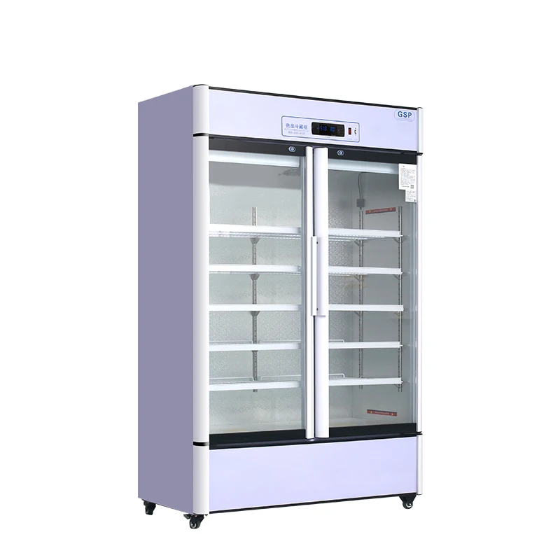 2-8/8-20C 680L Degree Low Temperature Drug Cabinet Pharmacy Refrigerator Cooler Medicine Storage Freezer Laboratory Refrigerator