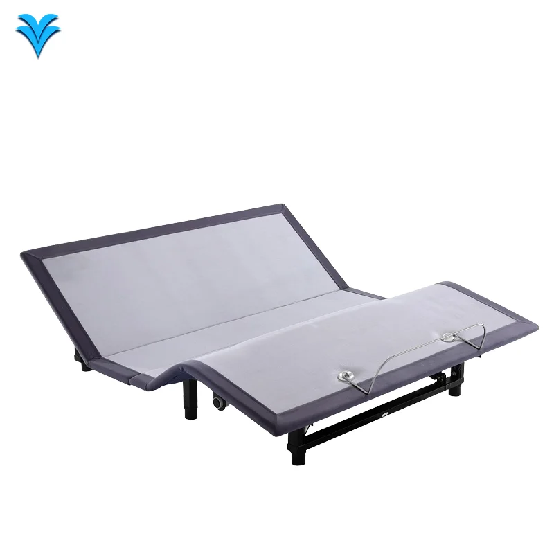 

Intelligent Automatic Electric Mattress Lifting Metal Bed Frame Multifunctional Remote Control No Head Suspension Gravity