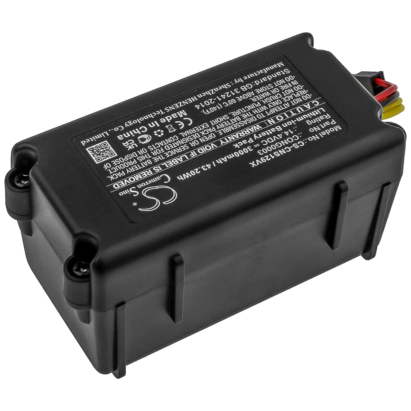 Replacement Battery for Zoef Robot,Vileda,Cecotec,Symbo,Infinuvo,Bagotte,Proscenic Sjaan PN: 3000mAh / 43.2Wh