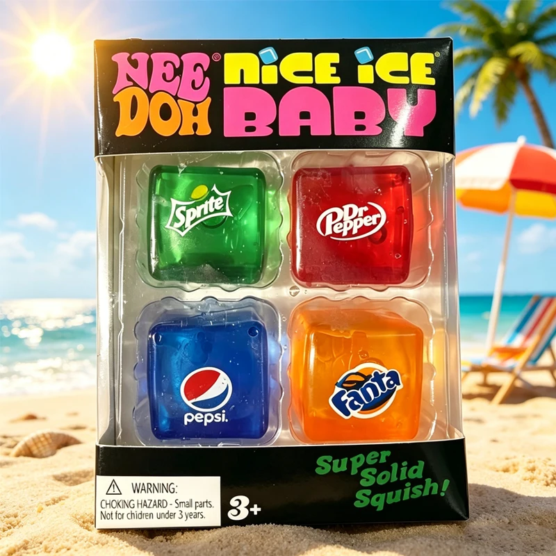Squishy/* Schylling NeeDoh Nice Cube Sensory Squeeze Toy Super Squish Stress Relief Anxiety Sensory Tool Stress Reliever Toys image 2