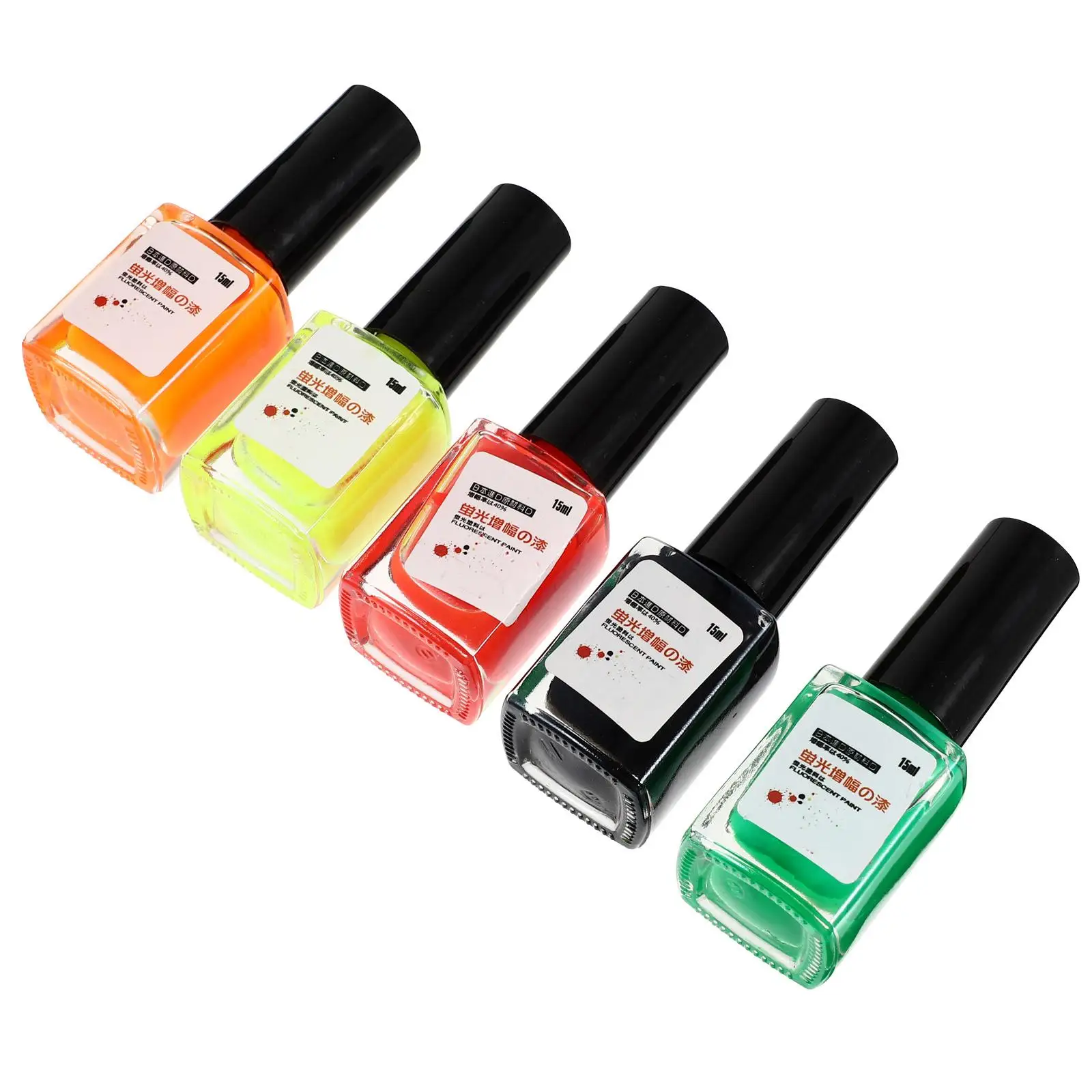 

5 Bottles Waterproof Float Fishing Paint Lure Fluorescent for Pile Pole Night