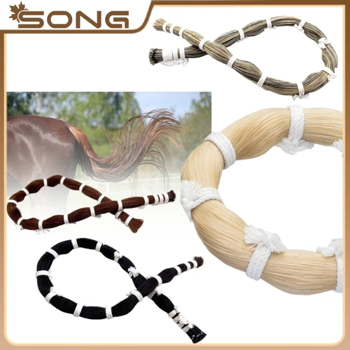 Arco de violín para violonchelo de 250g, pelo AAA, Siberia, pelo blanco natural, cola de caballo, bajo, erhu, longitud de 60-92cm, piezas