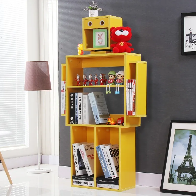 YY Toy Storage Decoration Shelf Library Student Kindergarten Creative Robot Bookshelf