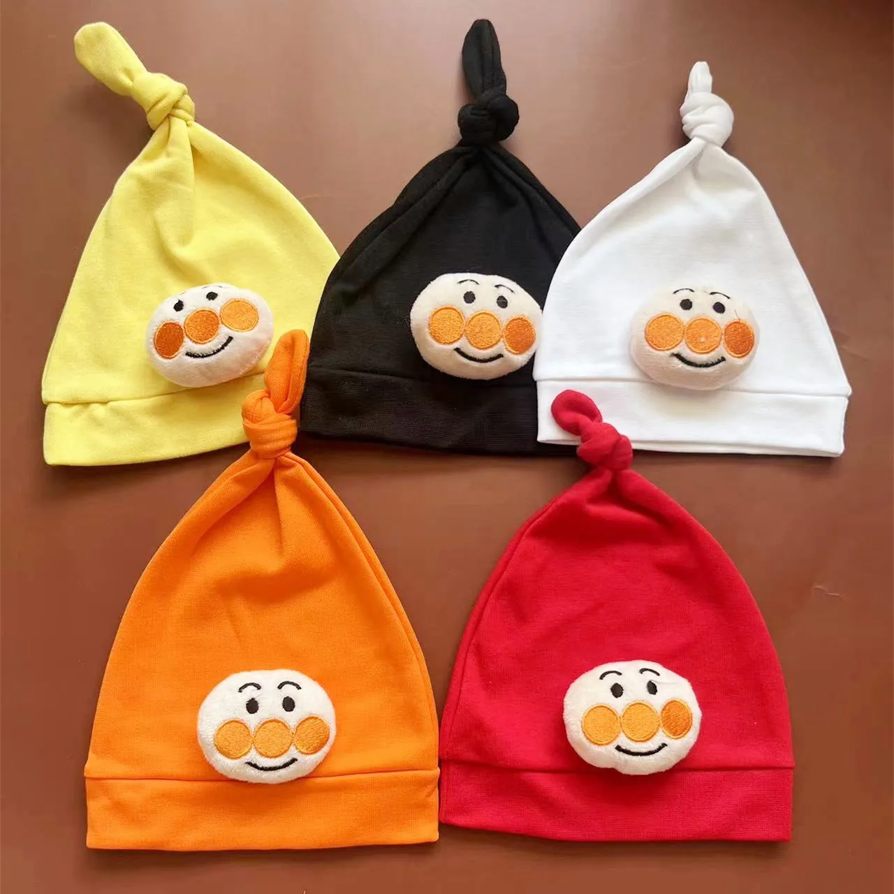 Cotton Infant Hats Newborn Baby Girl Boy Hats 0-6Months Cartoon Lion Soft Baby Accessories