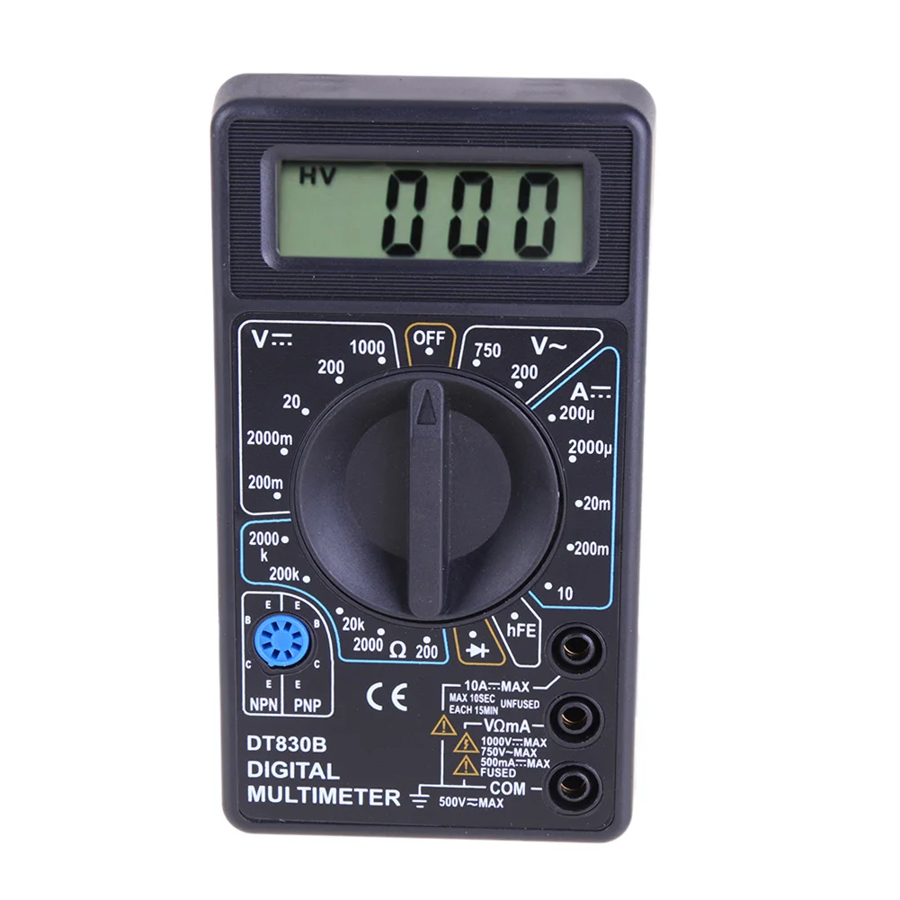 DT-830B Digital Multimeter AC/DC 750/1000V Portable Capacitance Meter High-precision Auto Range for Electrician Supplies