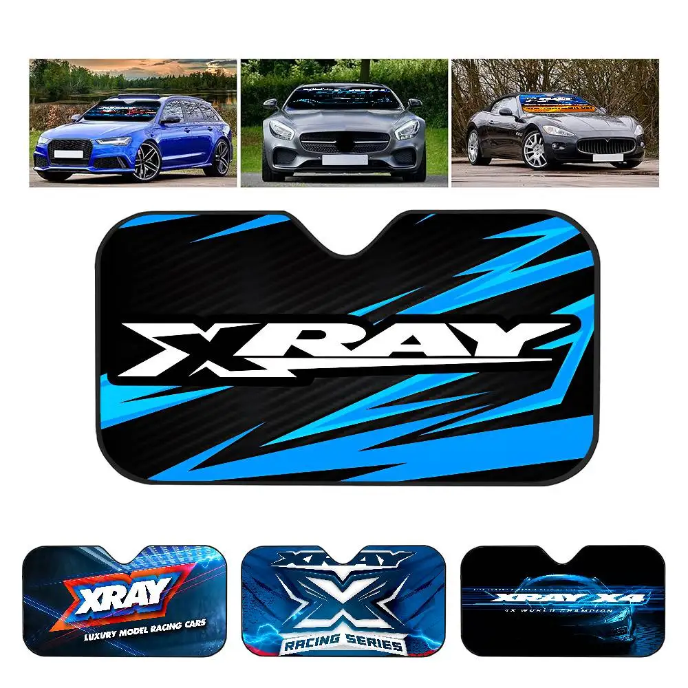 X-XRAY-Y Racing Car 1Pcs Car SunShade Side Window Windscreen Cartoon For Children Adults Adsorption SunShade Sunvisor