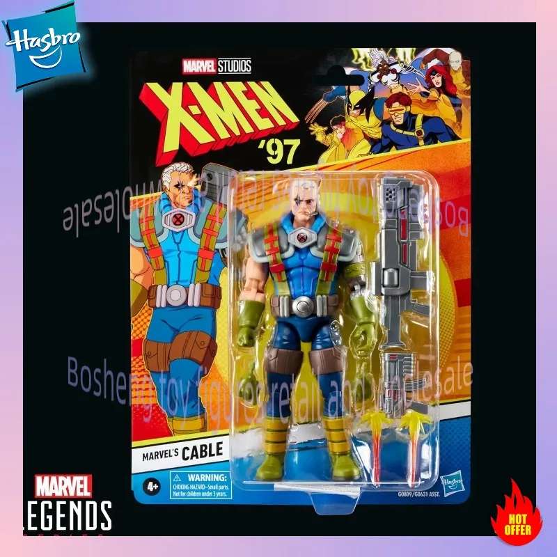 

New Arrival Hot Sale Legends Retro X-Men 97 Bishop Magneto Rogue Gambit Wolverine Storm 6" Action Figure Model Boy Doll Toy Gift