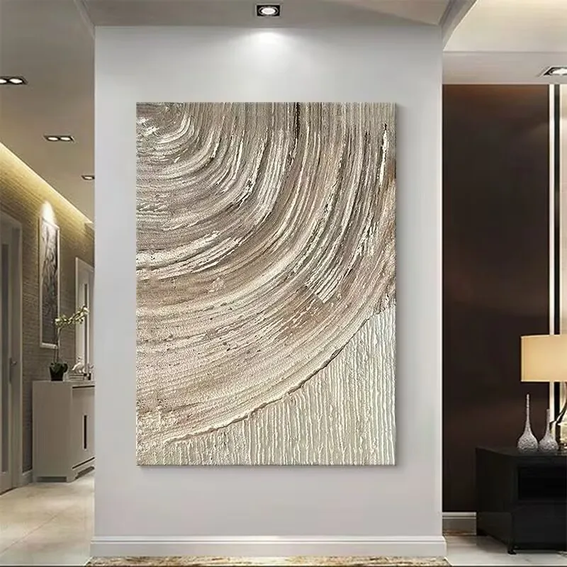 

Abstract Thick Oil Texture Wall Poster For Home Decor Pure Hand Painted Oil Painting On Canvas High Quality MuralFor Living Room
