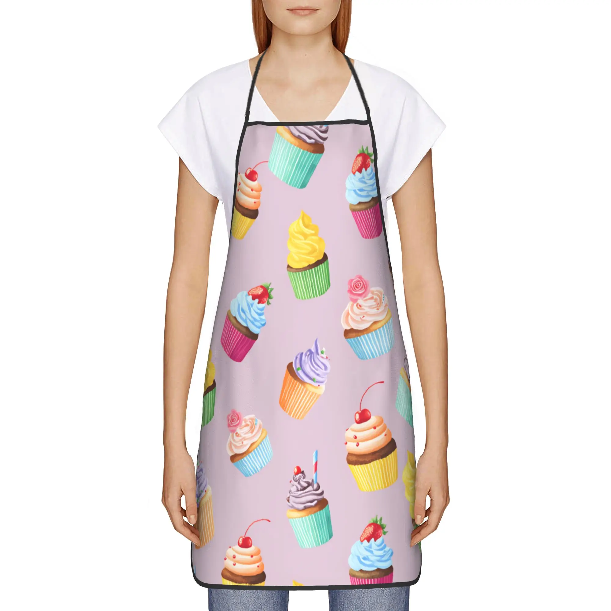 

Прекрасный фартук для кулинарии и рукоделия без карманов: модный аксессуар для кухни, работы и парикмахерских услуг