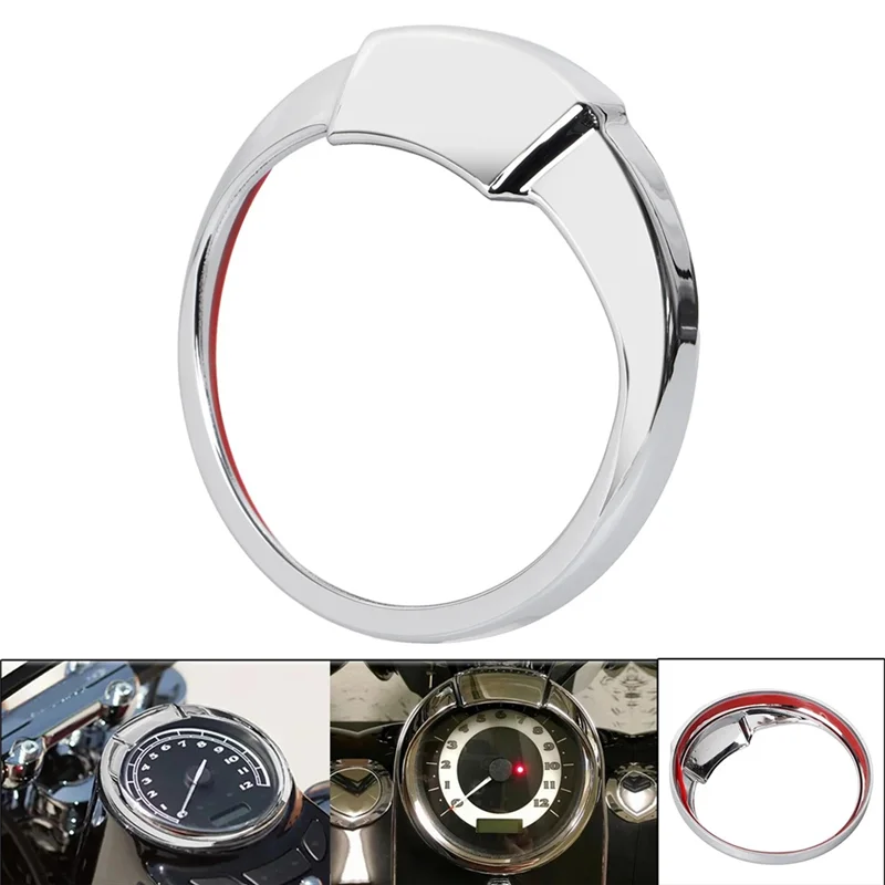 يغطي إطار عداد السرعة مقاس 5 بوصة حلقة الكسوة لـ Softail Dyna Road King #4