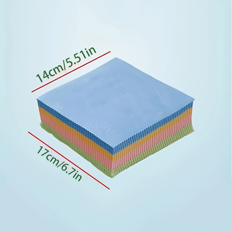 قطعة قماش لتنظيف النظارات من الألياف الدقيقة الفاخرة - مناديل فائقة النعومة وسميكة وغير قابلة للخدش للنظارات والكاميرات والهواتف الذكية وحماية العين - عدسة، شاشة، تنظيف سريع الجفاف (وردي، مكتب، مناسب للمكتب، السفر، قابل لإعادة الاستخدام
