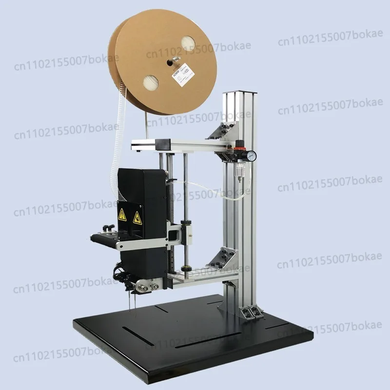 Small rapid card-binding glue needle machine for automatic elastic inclined single or double-head toy tableware fixation