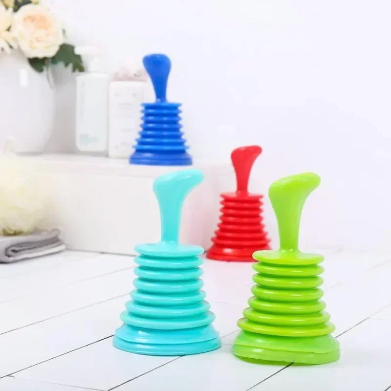 Kitchen Sink Dredge Toilet Squeeze Drainage Cleaner Leather Suction Toilet Suction Bathroom Sewer Anti-clogging Tool